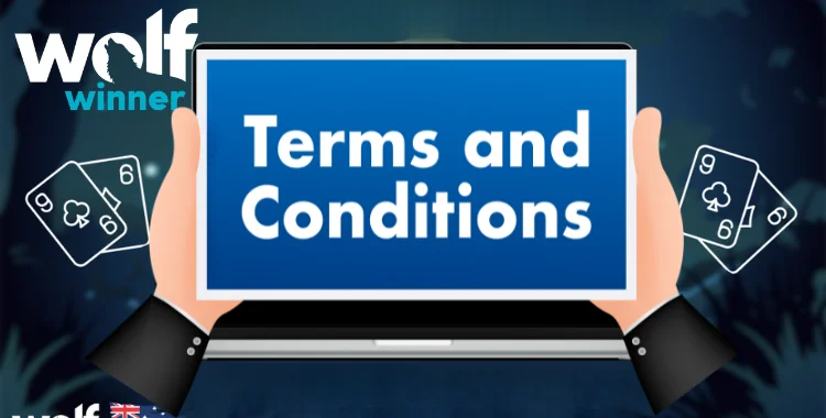 terms and conditions at wolf winner